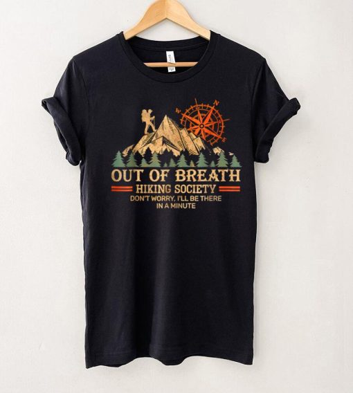 Out of breath hiking society T Shirt (1)