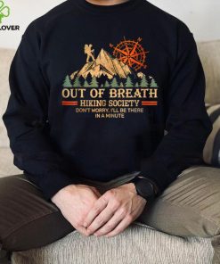 Out of breath hiking society T Shirt (1)