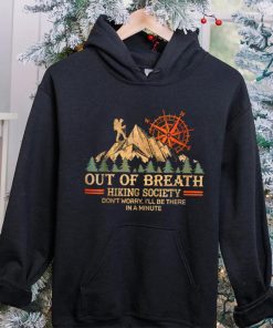 Out of breath hiking society T Shirt (1)