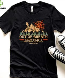 Out of breath hiking society T Shirt (1)