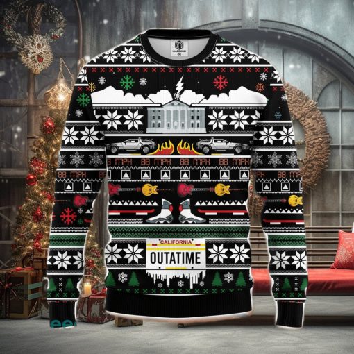 Outatime Ugly Christmas Sweater Amazing Gift Men And Women Christmas Gift