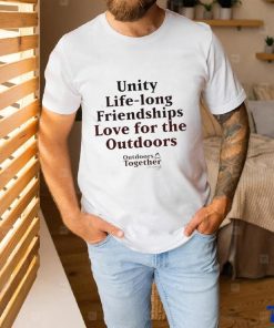 Outdoors Together Cincinnati unity life long friendships love for the outdoors logo hoodie, sweater, longsleeve, shirt v-neck, t-shirt