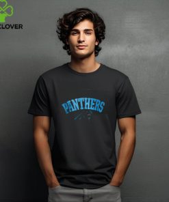 Outerstuff Nfl Youth Girls Carolina Panthers Show Love Sequin Logo V Neck T Shirt