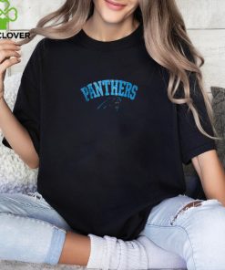 Outerstuff Nfl Youth Girls Carolina Panthers Show Love Sequin Logo V Neck T Shirt