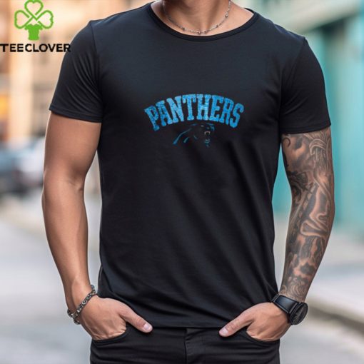 Outerstuff Nfl Youth Girls Carolina Panthers Show Love Sequin Logo V Neck T Shirt