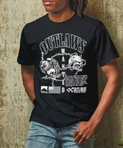 Outlaws Barbed wire Skull Tee