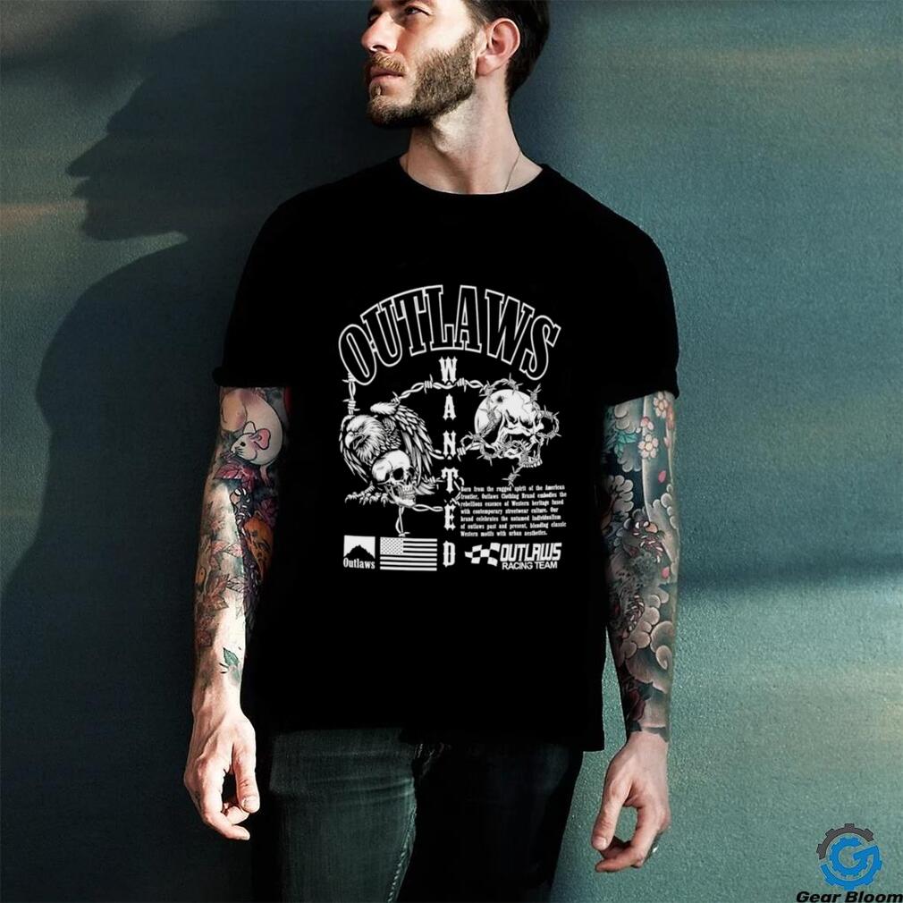 Outlaws Barbed wire Skull Tee Outlaws Barbed wire Skull Tee