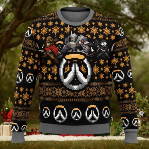 Overwatch Symbol Ugly Christmas Sweater