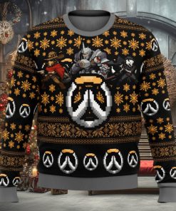 Overwatch Symbol Ugly Christmas Sweater