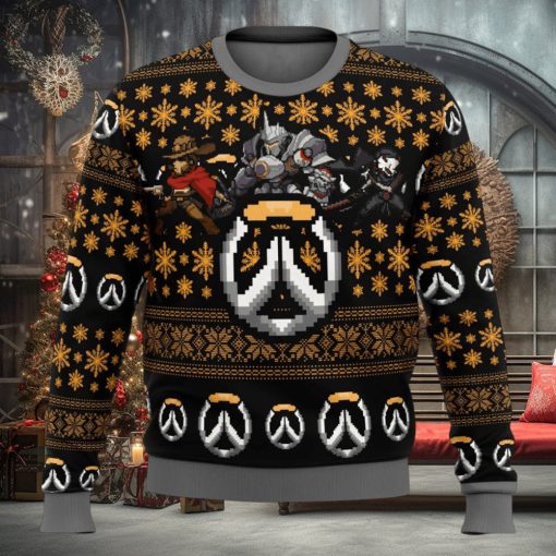 Overwatch Symbol Ugly Christmas Sweater