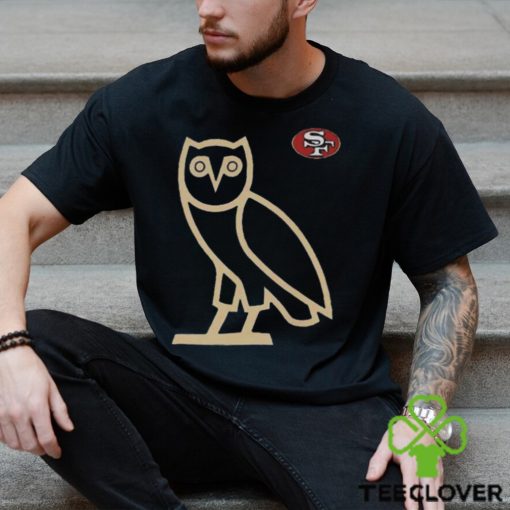 Ovo Scarlet San Francisco 49ers Owl Logo T Shirt