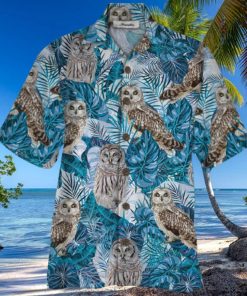 Owl Blue Unique Design Unisex Hawaiian Shirt For Men And Women Dhc17062183