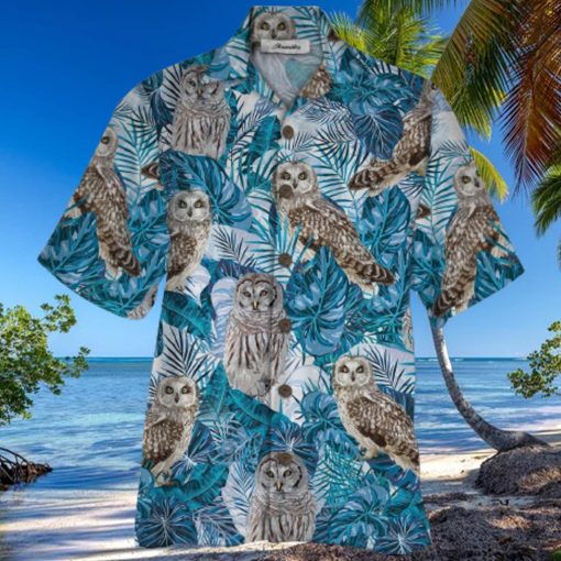 Owl Blue Unique Design Unisex Hawaiian Shirt For Men And Women Dhc17062183