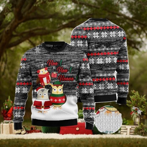 Owl Hoo Hoo Hoooo All Over Printed 3D Ugly Christmas Sweater Christmas Gift For Men And Women