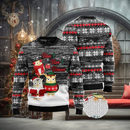 Owl Hoo Hoo Hoooo All Over Printed 3D Ugly Christmas Sweater Christmas Gift For Men And Women
