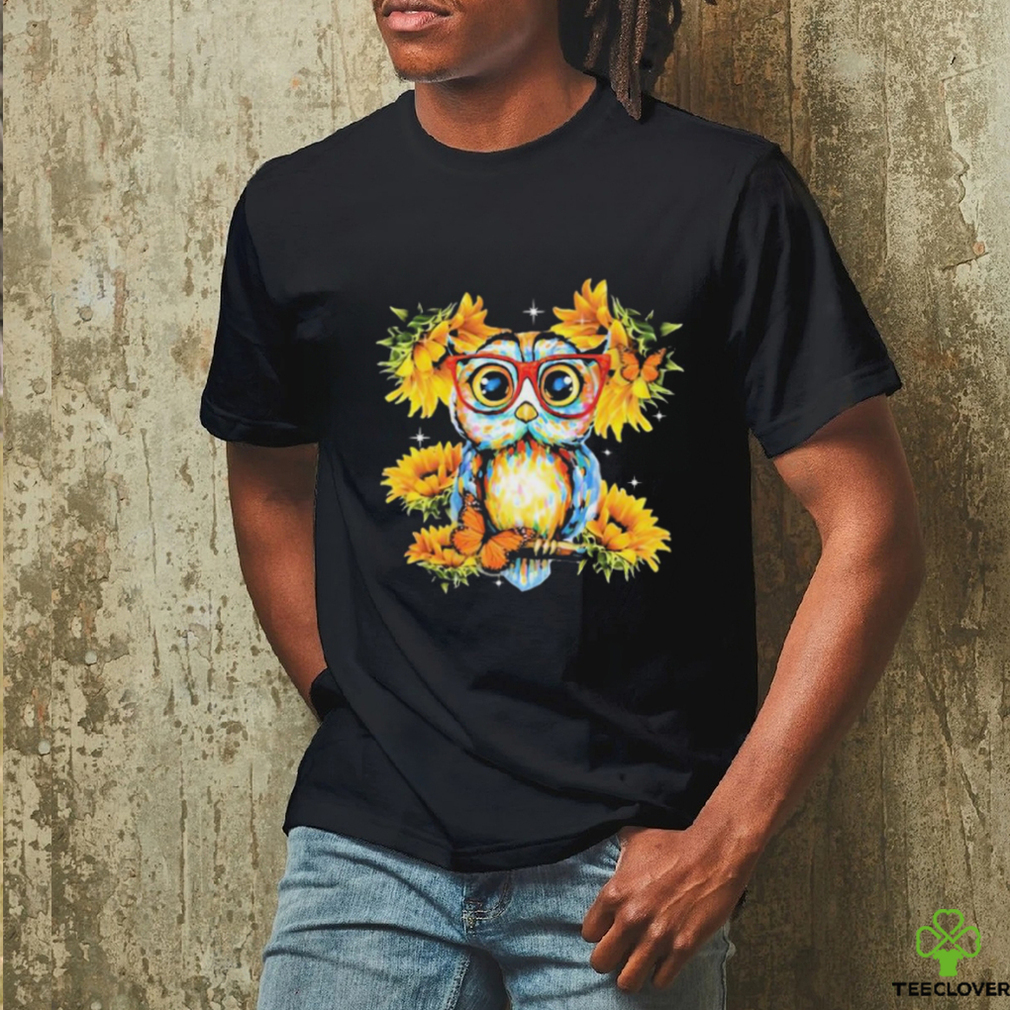 Owl Sunflower Shirt Owl Sunflower Shirt