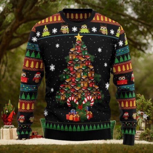 Owl Tree Ugly Christmas Sweater Thankgiving Gift Men Women