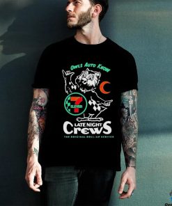 Owls auto know late night crews T shirt