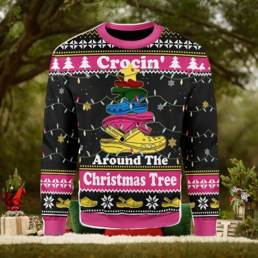 Crocin’ Around The Christmas Tree Ugly Christmas Sweater Xmas Gift Men And Women Christmas Sweater