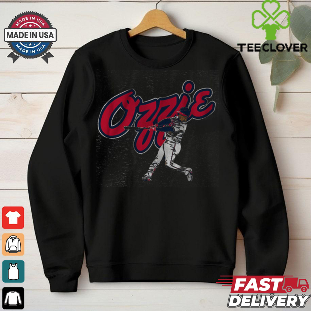 Ozzie Albies_ Slugger Swing Shirt Ozzie Albies_ Slugger Swing Shirt