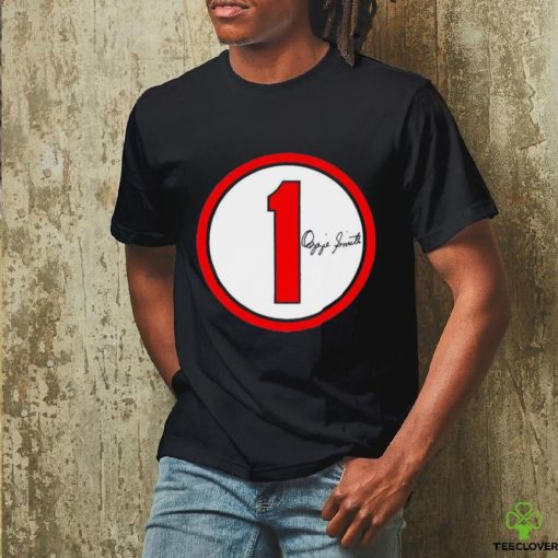 Ozzie Smith signature Number 1 circle hoodie, sweater, longsleeve, shirt v-neck, t-shirt