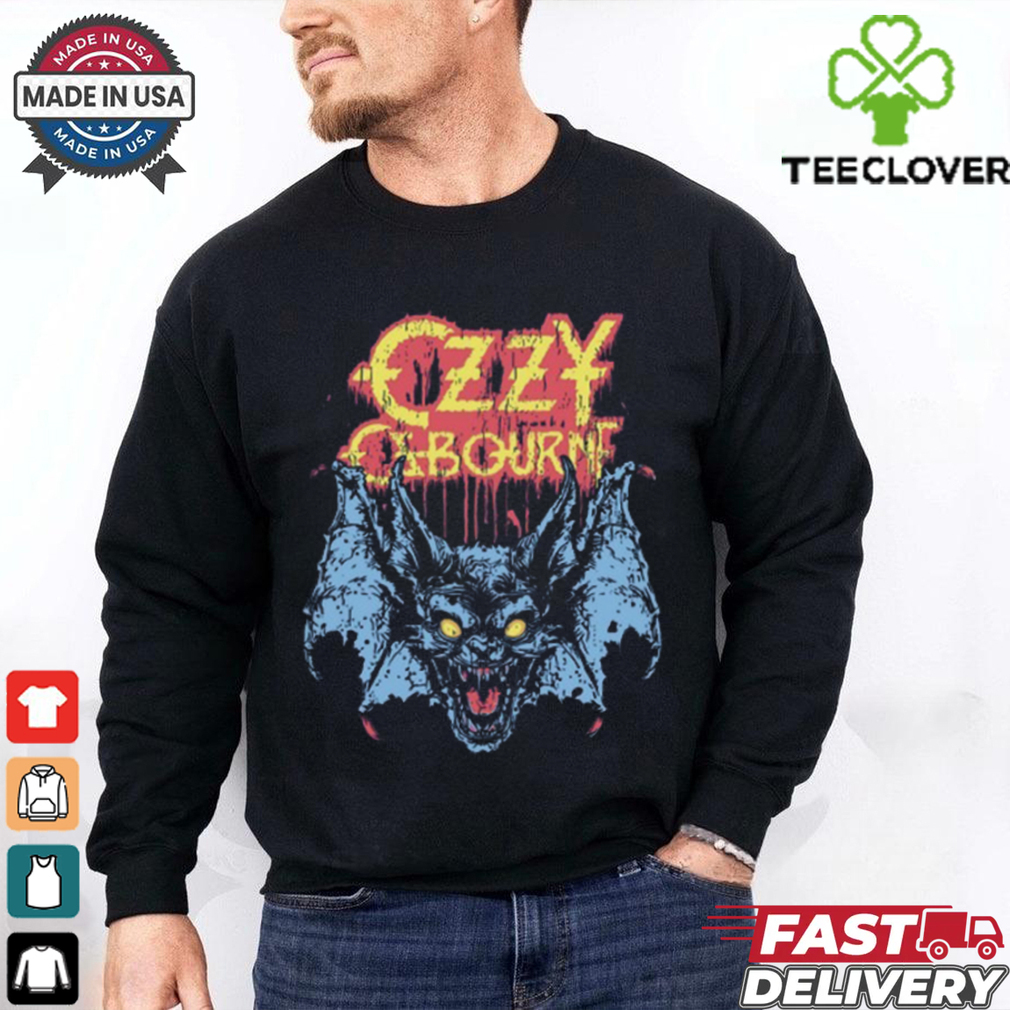 Ozzy Glowing Eyes Bat T Shirt Ozzy Glowing Eyes Bat T Shirt