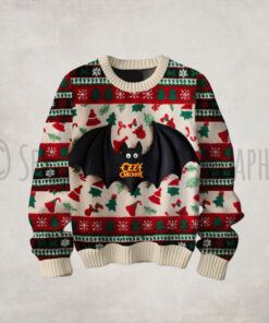 Ozzy Osbourne Bat Christmas Ugly Sweater
