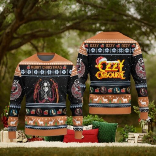 Ozzy Ozbourne Merry Christmas Ugly Sweater