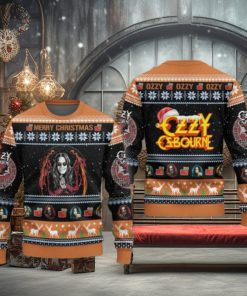 Ozzy Ozbourne Merry Christmas Ugly Sweater