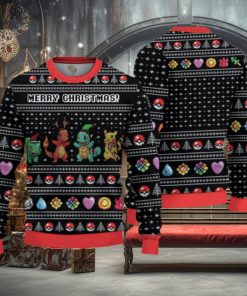 P O K E M O N Merry Christmas Christmas Gift For Holiday P I K A C H U 3D Ugly Christmas Sweater