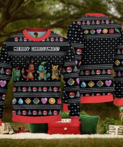 P O K E M O N Merry Christmas Christmas Gift For Holiday P I K A C H U 3D Ugly Christmas Sweater