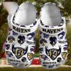 Baltimore Ravens Championship Crocs Clogs