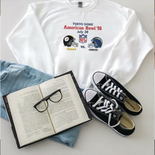 NFL Tokyo Dome 1996 Chargers Vs Steelers T Shirt