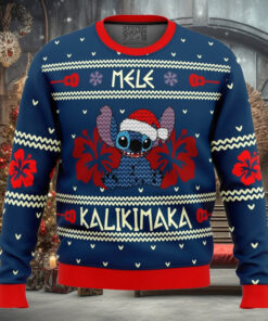 Stitch Mele Kalikimaka Ugly Christmas Sweater