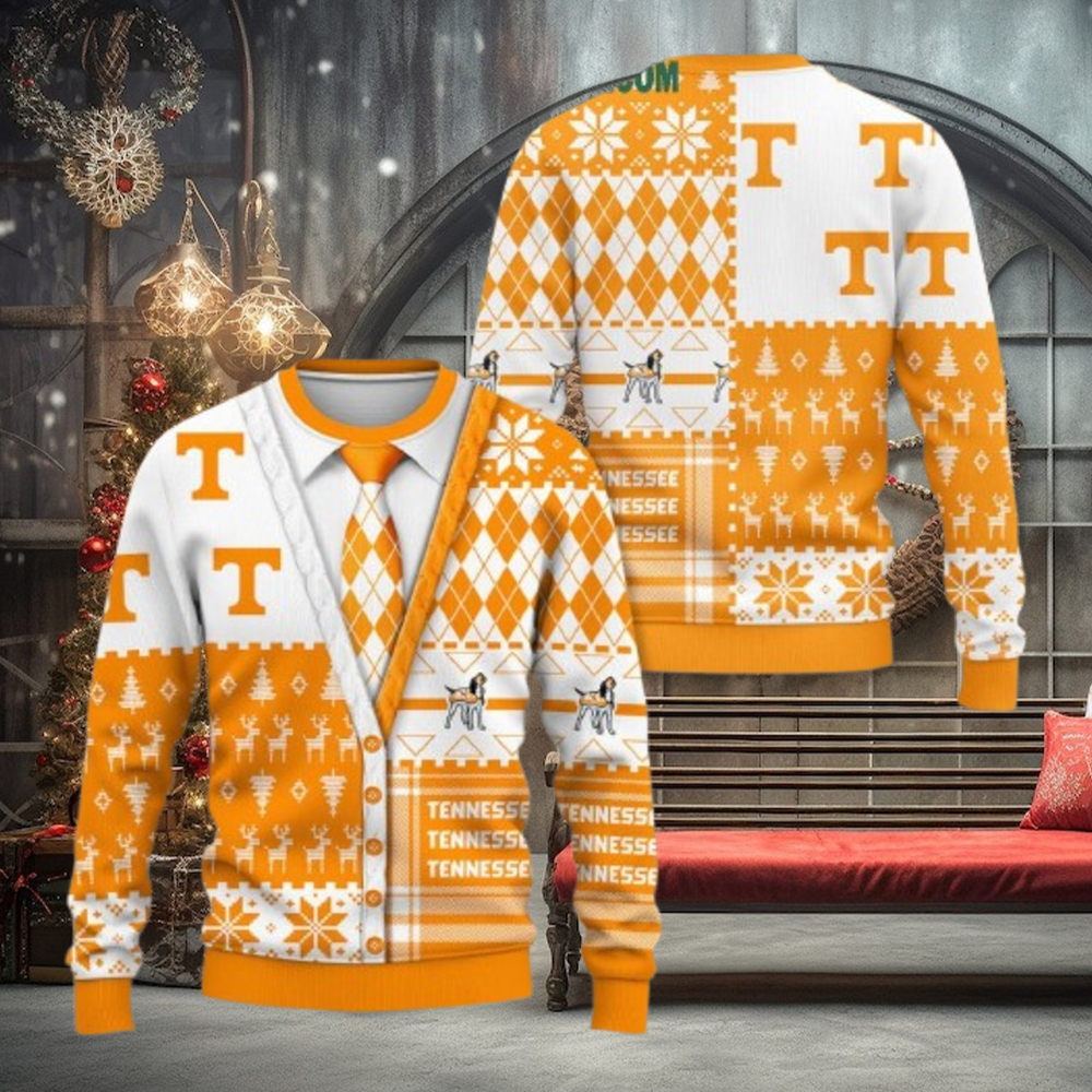 Tennessee Volunteers 2024 Christmas Menswear Style Ugly Sweater Tennessee Volunteers 2024 Christmas Menswear Style Ugly Sweater