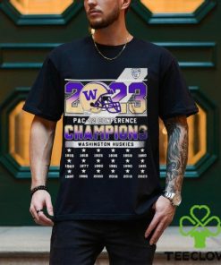 PAC 12 2023 Conference Football Washington Huskies Champions T Shirt