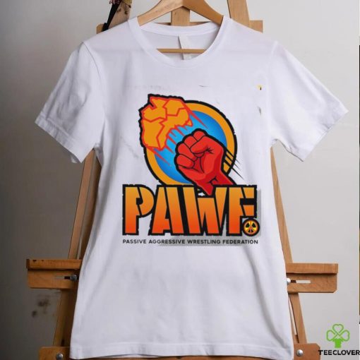 PAWF Passive Aggressive Wrestling Federation logo shirt