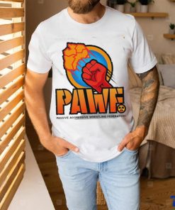 PAWF Passive Aggressive Wrestling Federation logo shirt