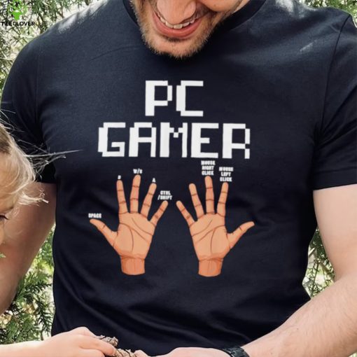 PC Gamer Hands Funny Gaming Lovers T Shirt