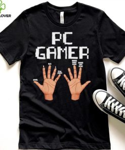 PC Gamer Hands Funny Gaming Lovers T Shirt