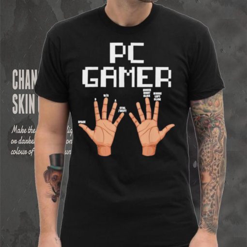 PC Gamer Hands Funny Gaming Lovers T Shirt