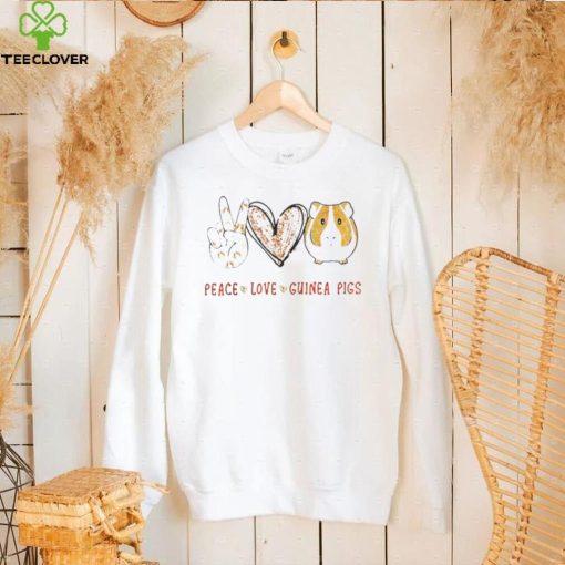 PEACE LOVE GUINEA PIGS SHIRT