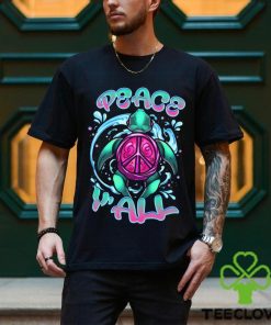 PEACE Y'ALL TURTLE ALL OVER PRINT T SHIRT 1 PEACE Y'ALL TURTLE ALL OVER PRINT T SHIRT