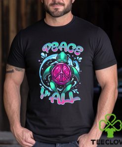 PEACE Y'ALL TURTLE ALL OVER PRINT T SHIRT 2 PEACE Y'ALL TURTLE ALL OVER PRINT T SHIRT