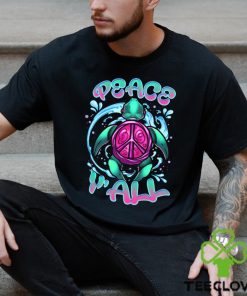 PEACE Y'ALL TURTLE ALL OVER PRINT T SHIRT 3 PEACE Y'ALL TURTLE ALL OVER PRINT T SHIRT