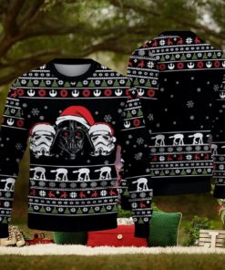 Santa Hat Darth Vader Star Wars Ugly Christmas Sweater