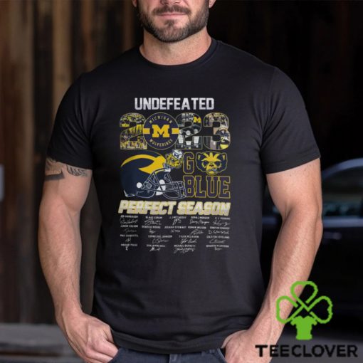 Michigan Wolverines Undefeated 2023 Perfect Season Go Blue T Shirts