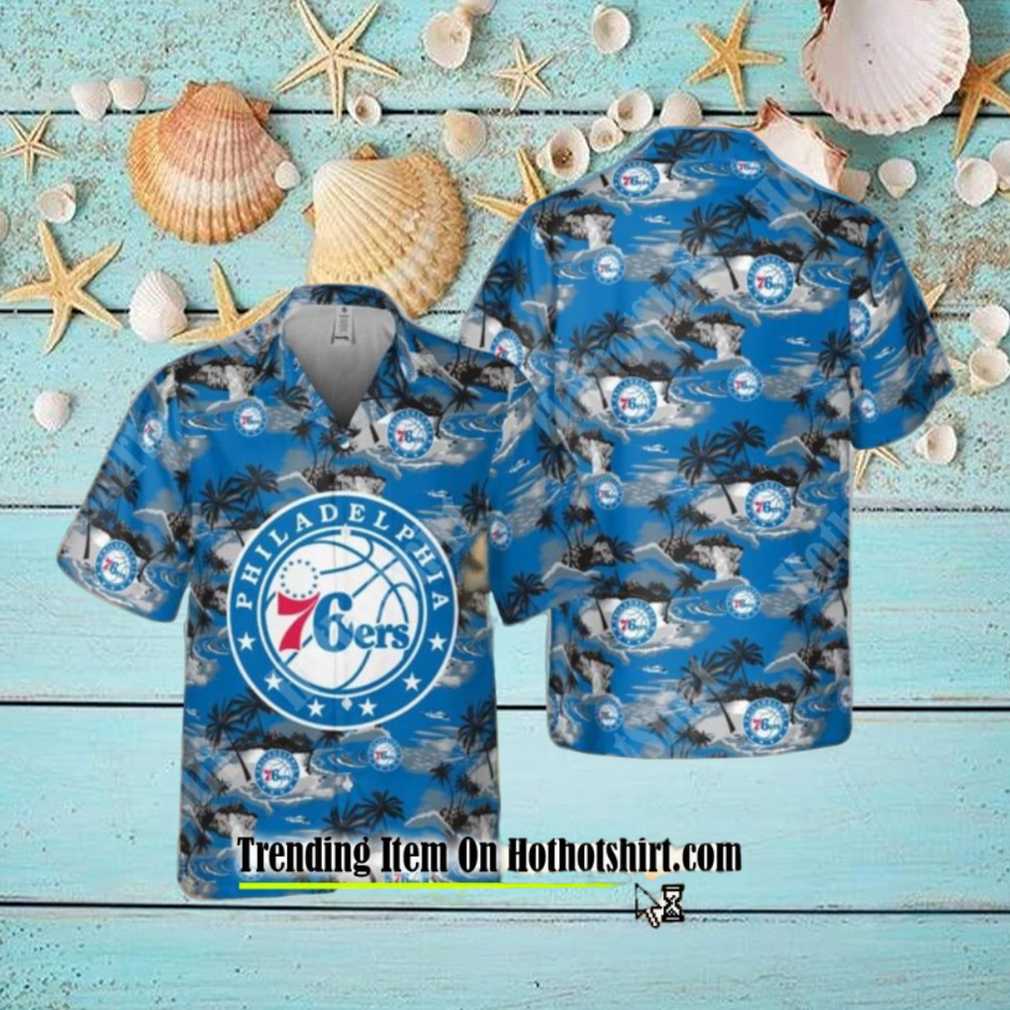 Philadelphia 76ers NBA Playoffs Design 2 Beach Hawaiian Shirt Men And Women  For Fans Gift - Limotees