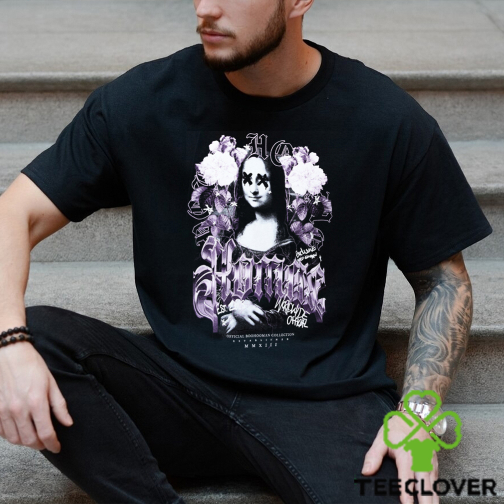 PLUS OVERSIZED GOTHIC MONA LISA FLORAL T SHIRT PLUS OVERSIZED GOTHIC MONA LISA FLORAL T SHIRT
