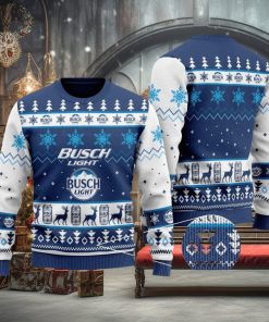 Busch Light Christmas Ugly Wool Knitted Sweater